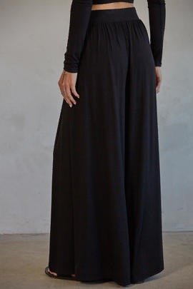 By Together Brandie Knit Wide Leg Pants - East Coast Classy