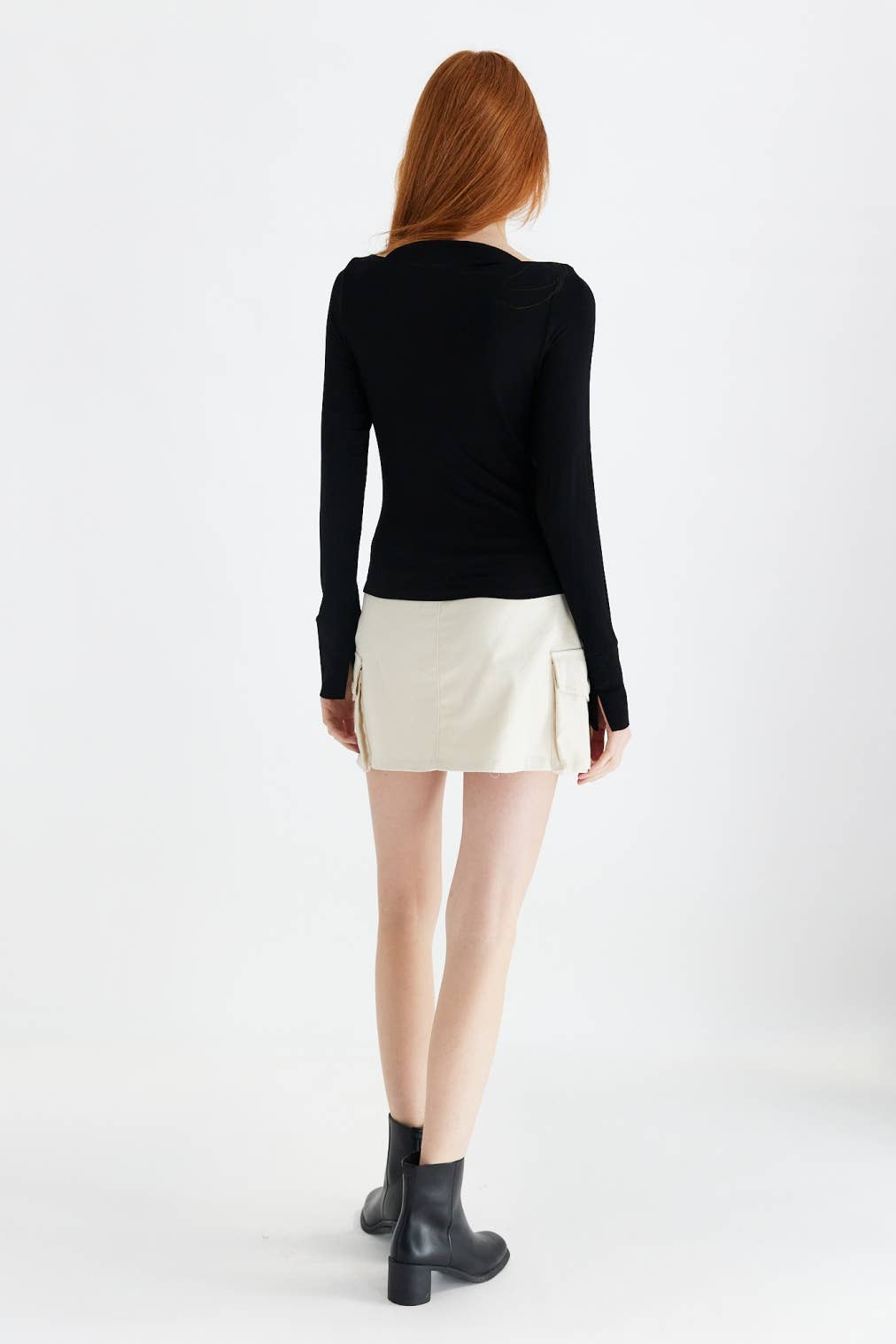 All Row The Emita Top in Black - East Coast Classy